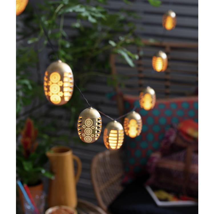 Argos Home 10 Dancing Flame Solar String Lights 0