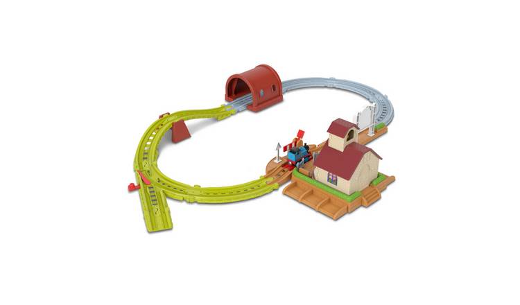 Thomas & Friends Bell Station Train Set with Push-Along Thomas Engine & Track