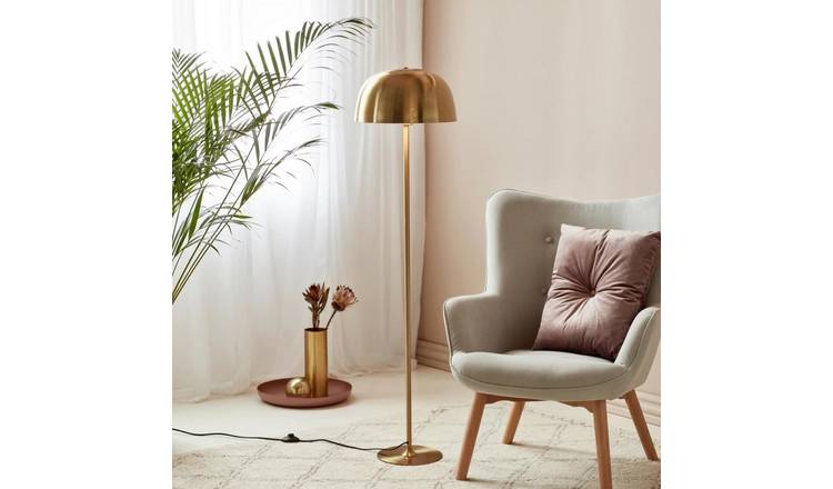 Nordlux Cera Metal Statement Floor Lamp - Brass