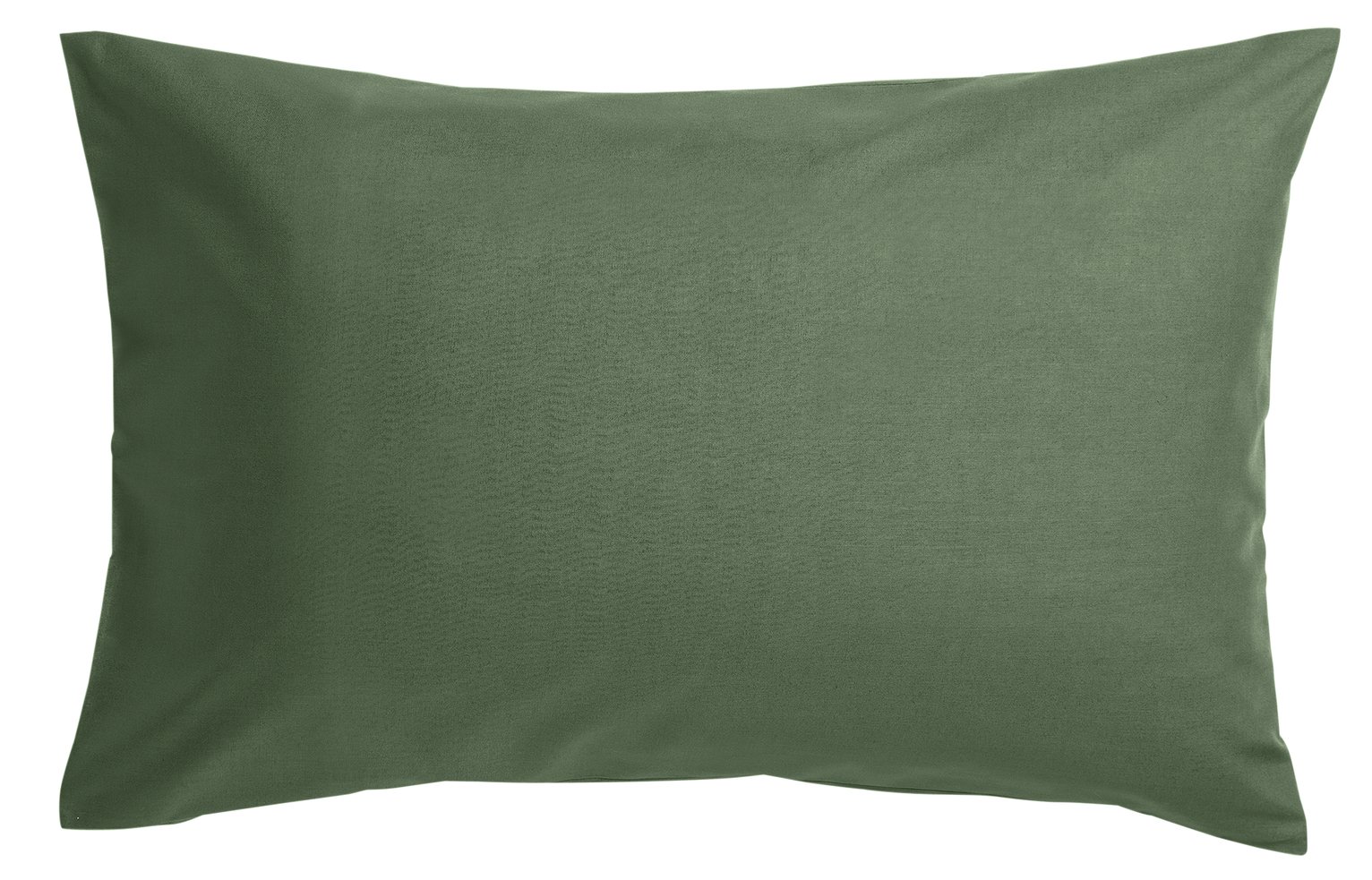 Habitat Polycotton Standard Pillowcase Pair - Khaki