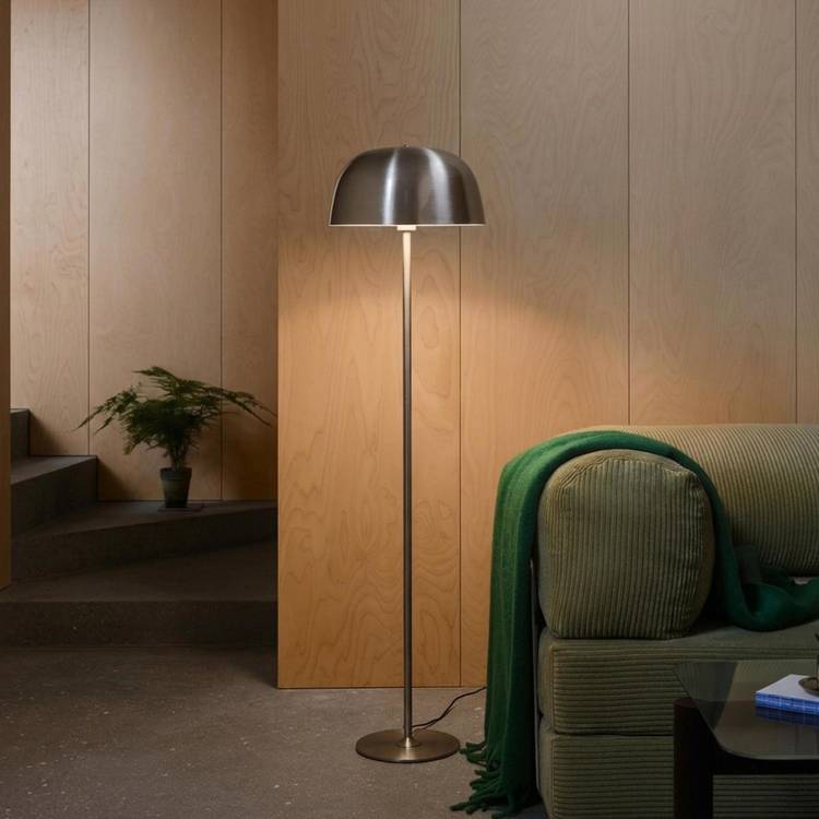 Nordlux Cera Metal Statement Floor Lamp - Stainless Steel 0