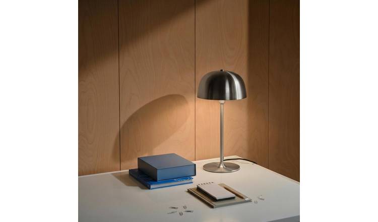 Nordlux Cera Metal Table Lamp - Stainless Steel