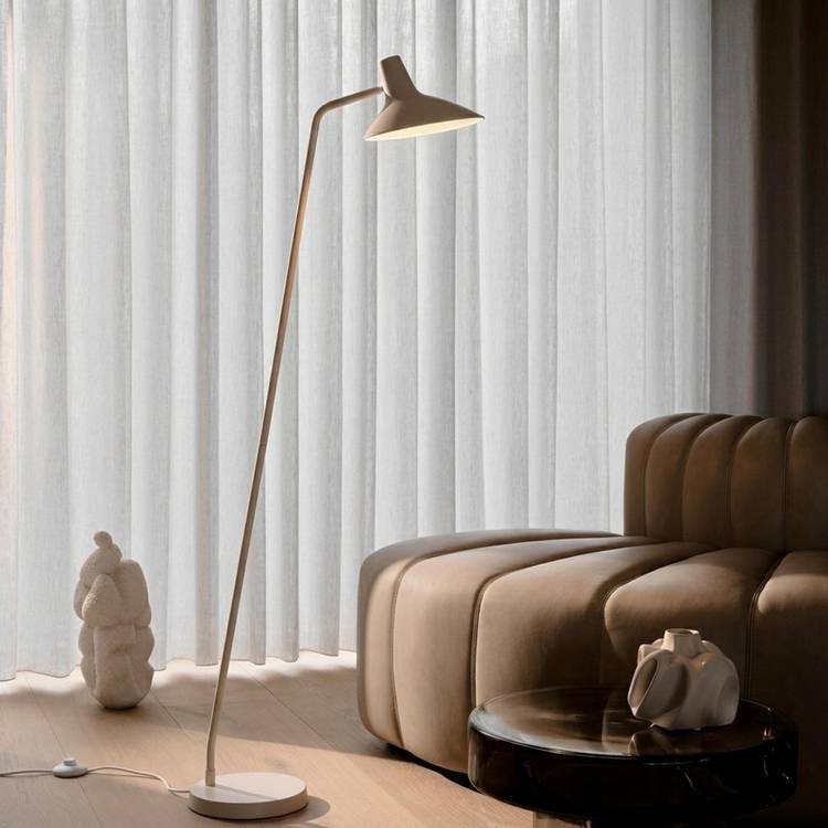 Nordlux Darci Metal Statement Floor Lamp - Sand 0