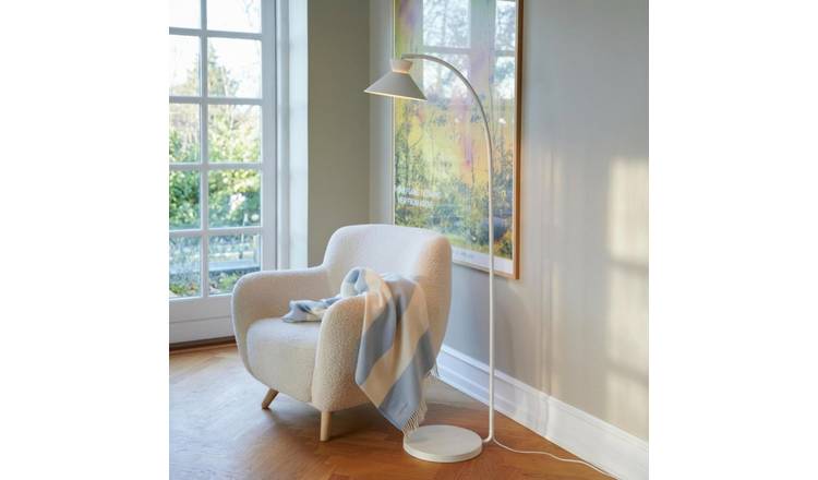 Nordlux Dial Metal Statement Floor Lamp - White
