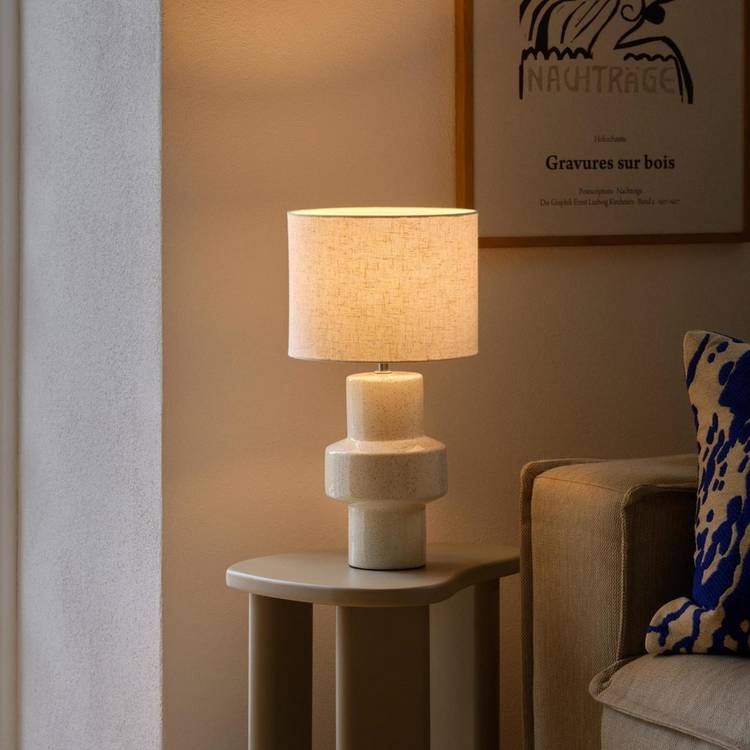 Nordlux Dugan Ceramic Table Lamp - White 0