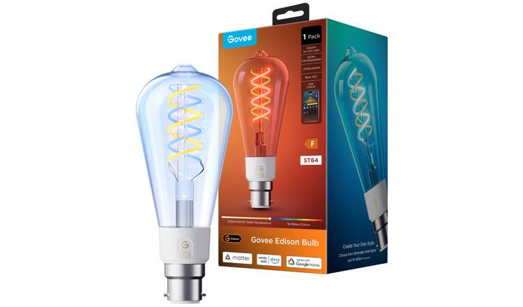 Govee ST64 B22 5W Smart Edison Light Bulb - Pack of 1