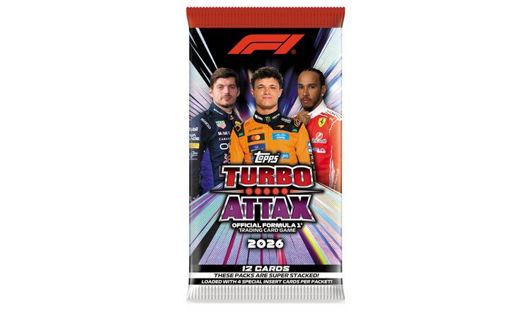 Topps Turbo Attax 2026 Formula 1 Packets CDU Trading Card Game