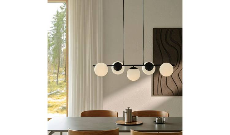 Nordlux Lilly 5-spot Pendant Light - Black