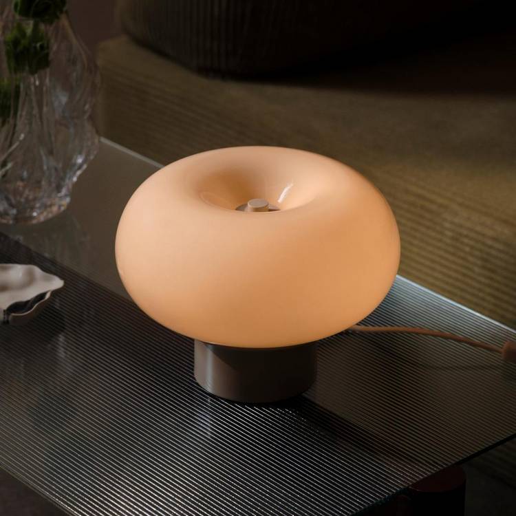 Nordlux Malti Glass Table Lamp - Beige 0