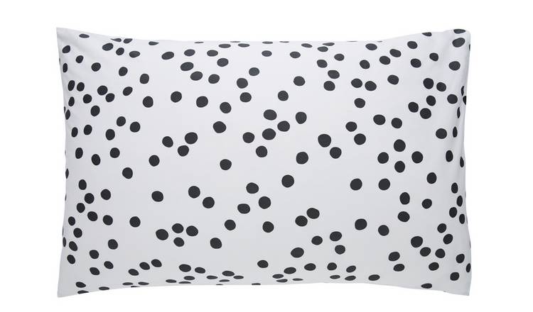 Black standard clearance pillowcases