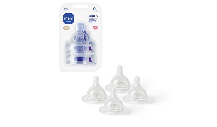MAM Newborn Flow Teat- Pack of 4
