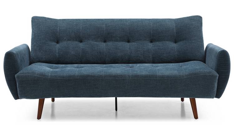 Kyoto Roman Fabric Sofa Bed - Navy