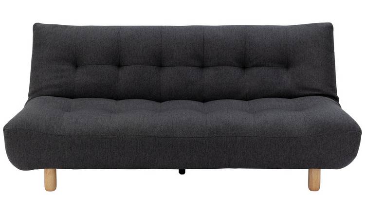 Buy Habitat Kota Boucle 3 Seater Sofa Bed - Charcoal | Sofa beds | Argos