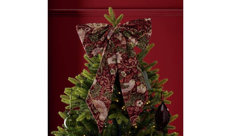 Habitat x Morris & Co. Printed Large Bow Tree Topper
