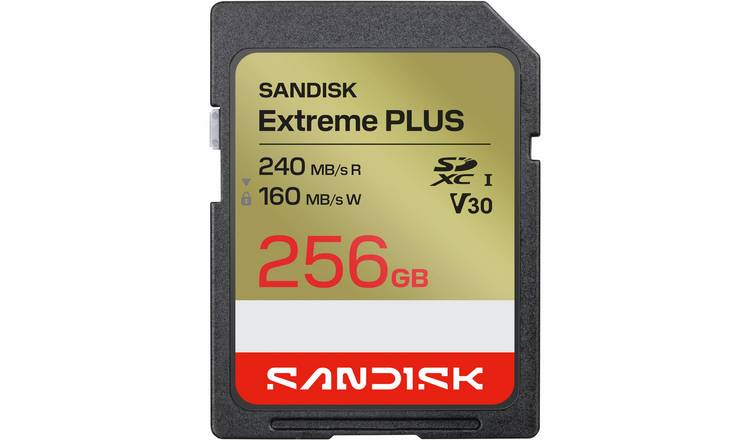 SanDisk Extreme PLUS 240MB/s SDXC UHS-I Memory Card - 256GB