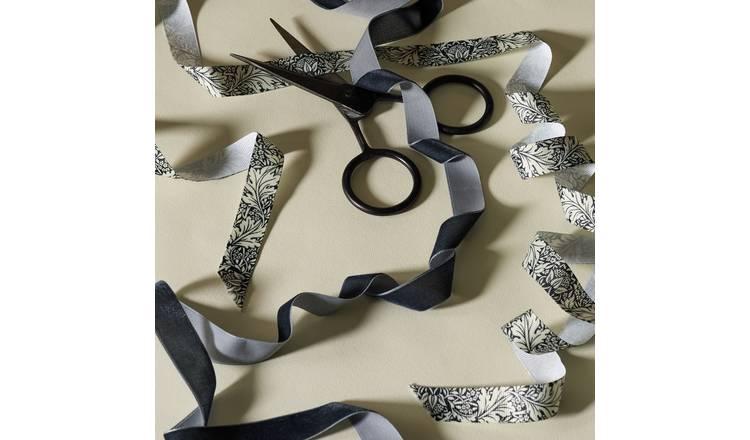 Habitat x Morris & Co. Grosgrain Printed Ribbons Christmas Decoration- Pack of 3