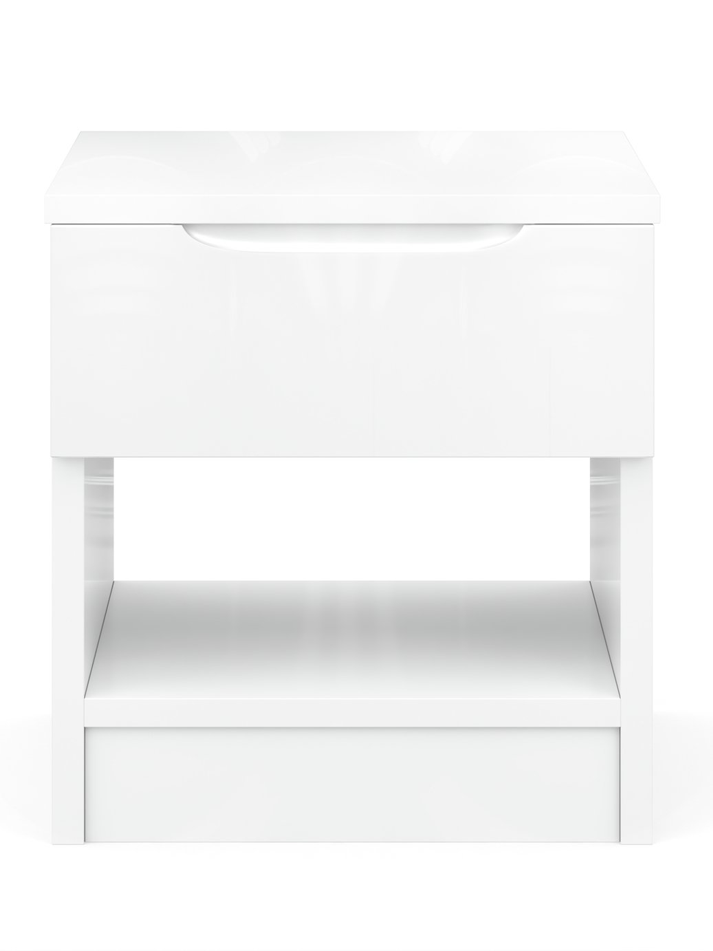 Legato Gloss 1 Drawer Lamp Table Review