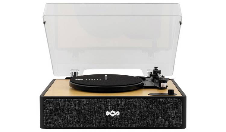 House of Marley Rise Up Bluetooth Record Player with Built-In Speakers - Black