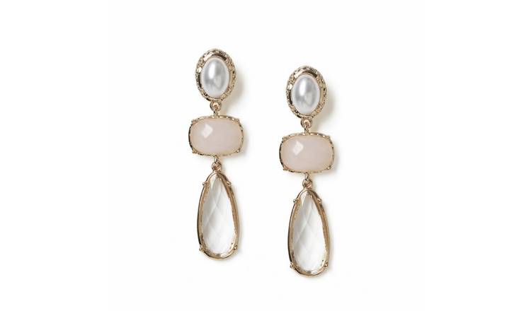Freedom Multi Stone Drop Earrings