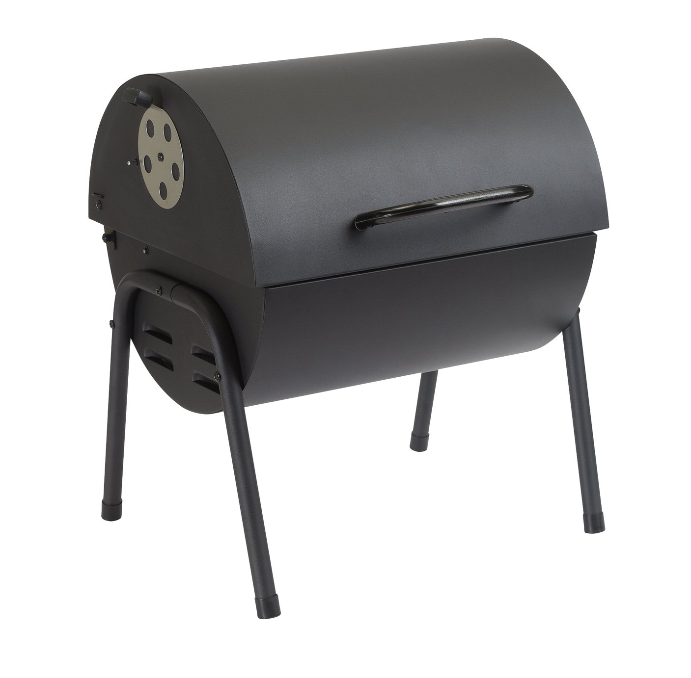 Argos Home Drum Charcoal BBQ