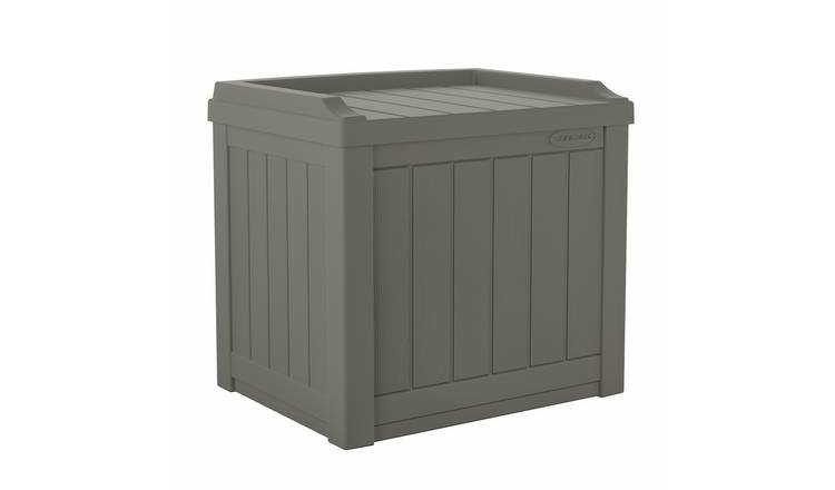 Suncast 83L Florida Storage Box - Stone Grey