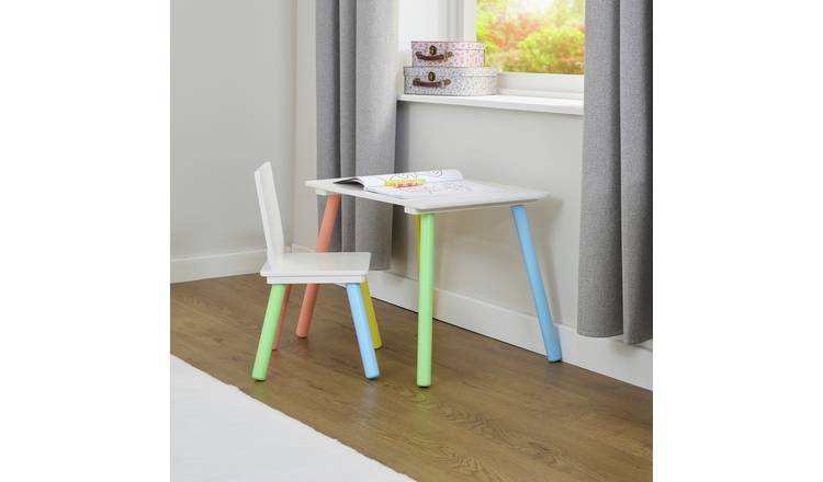 Liberty House Toys Kids Table and Chair Set - Multicoloured