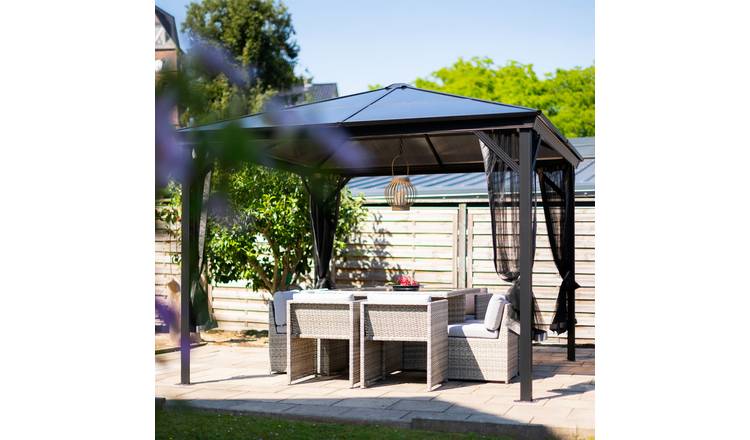 Sojag Ventura 3m x 3m Garden Gazebo - Grey