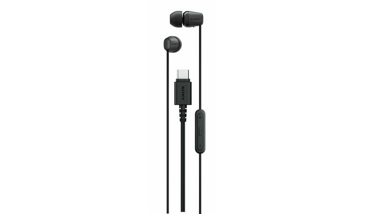 Sony IER-EX15C USB-C In-Ear Wired Headphones - Black