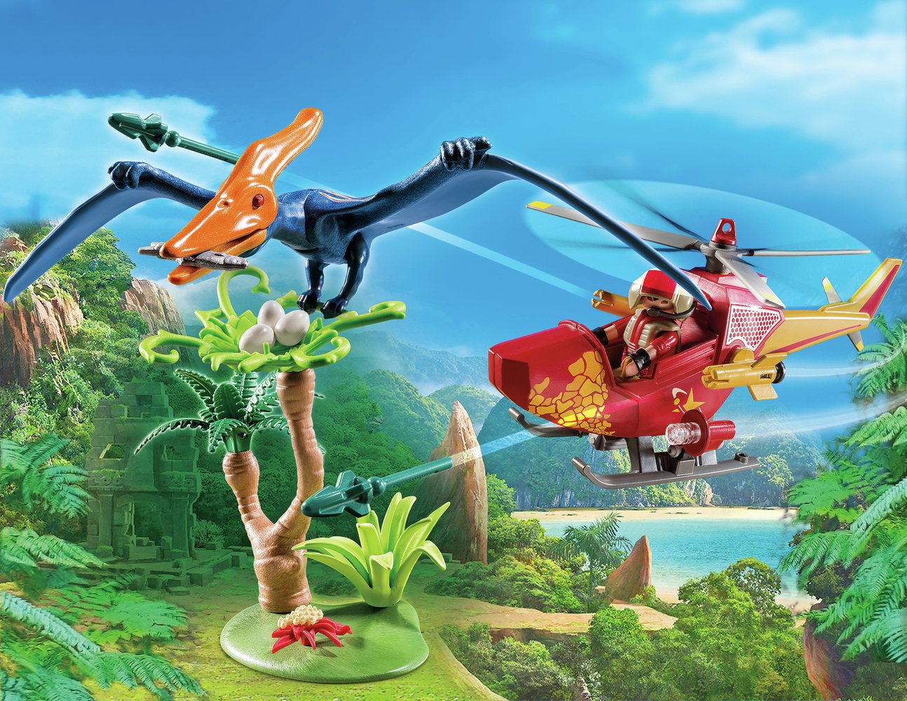 Playmobil 9430 Dinos Adventure Copter with Pterodactyl Review
