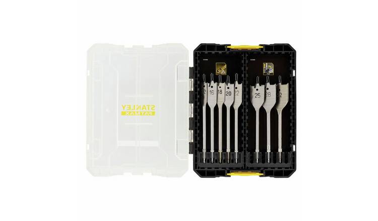Stanley Fatmax 8 Piece Flatwood Drill Bit Set