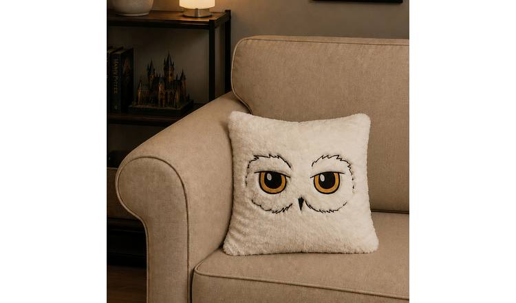 Harry Potter Owl Cushion White - 35x35cm