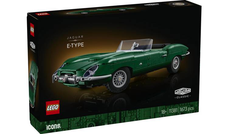 LEGO Icons Jaguar E-Type Sports Car Building Kit for Adults 11381 PREORDER