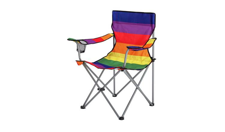Rainbow Steel Folding Camping Chair