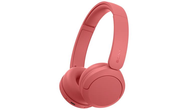 Sony WH-CH535 On-Ear Wireless Bluetooth Headphones - Coral