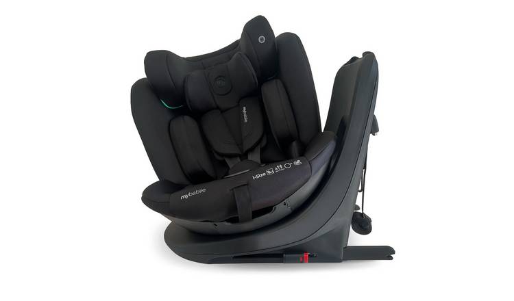 My Babiie MBCS300 Group 0+ 1-2-3 ECE R129 i-Size 360 ISOFIX Car Seat - Black