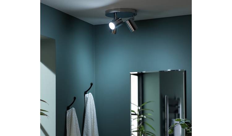 Argos bathroom light on sale with shaver socket