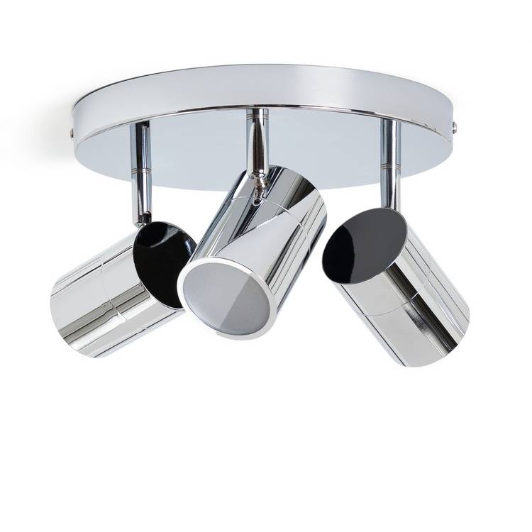 Argos Home Nancy 3 Light Bathroom Spotlight - Chrome 0