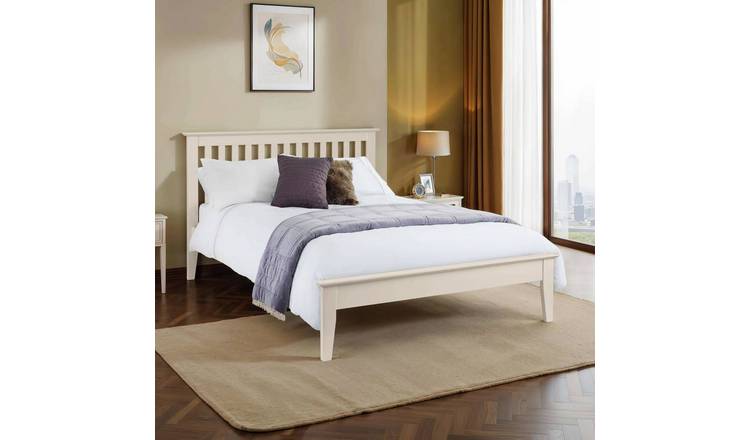 Julian Bowen Salerno Double Bedframe - Ivory