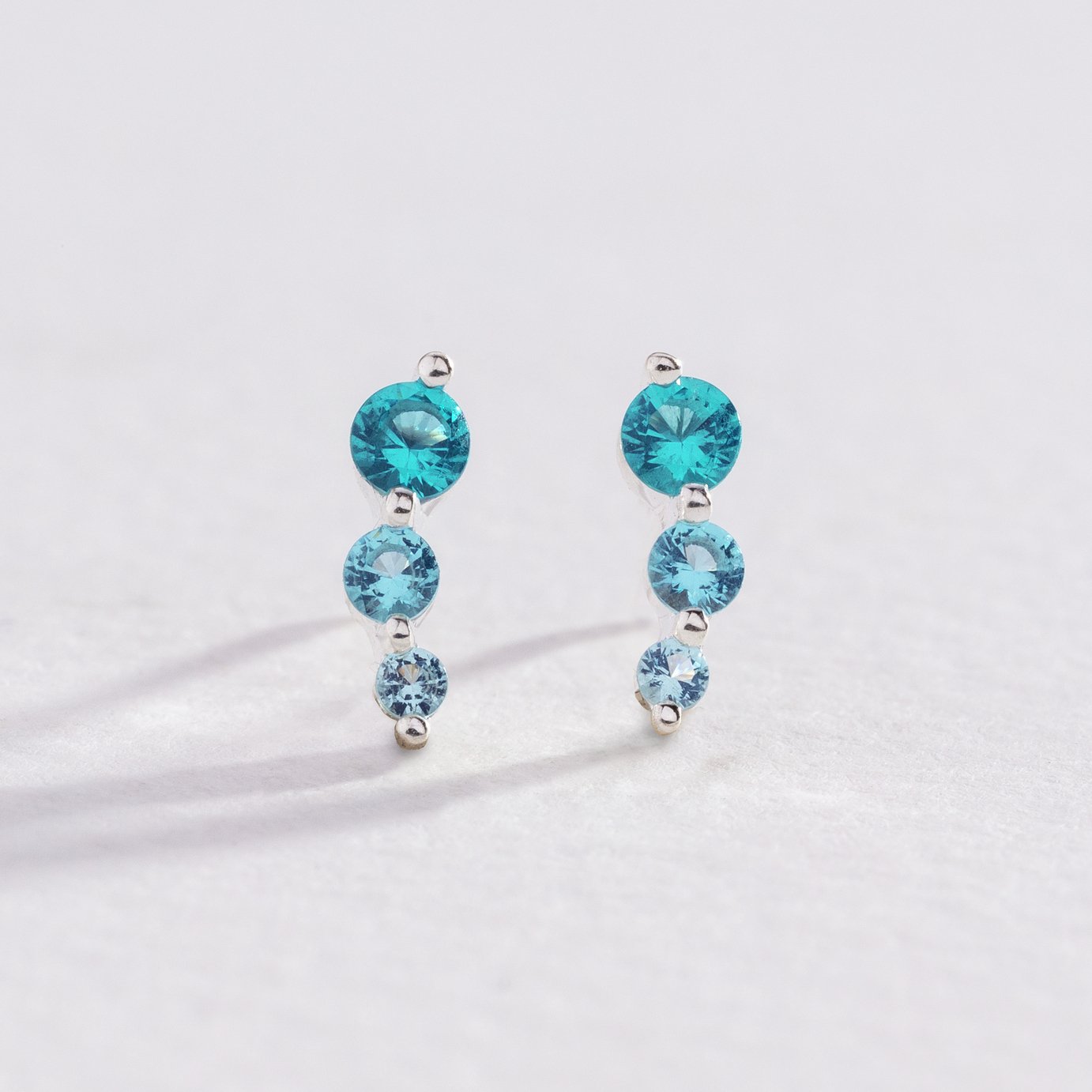 Revere Sterling Silver Blue Cubic Zirconia Stud Earrings Review