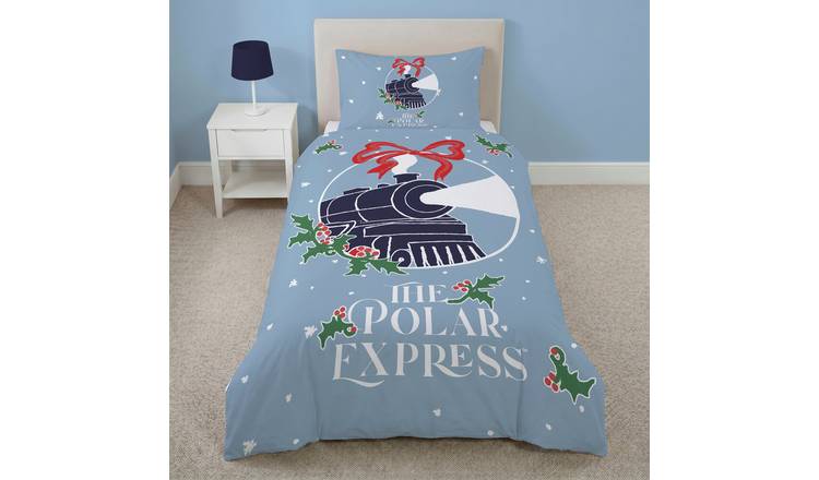 The Polar Express Kids Blue Bedding Set - Single