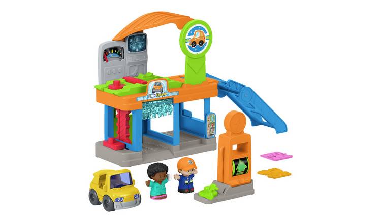 Fisher Price Little People Fillin' Fun Service Station Toddler Playset