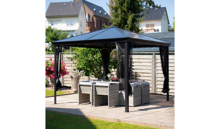 Sojag Verona 3m x 3m Garden Gazebo - Grey