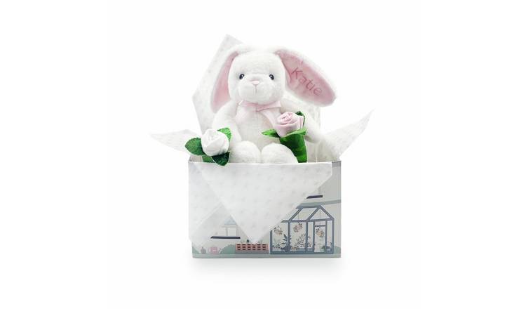 Babyblooms Personalised Bunny And Buds Gift Set - Pink