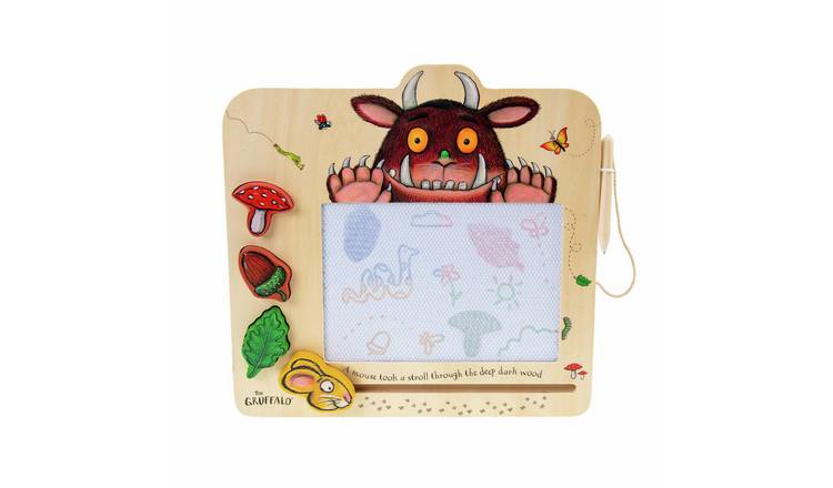 Gruffalo Kids Wooden Magnetic Drawing Board