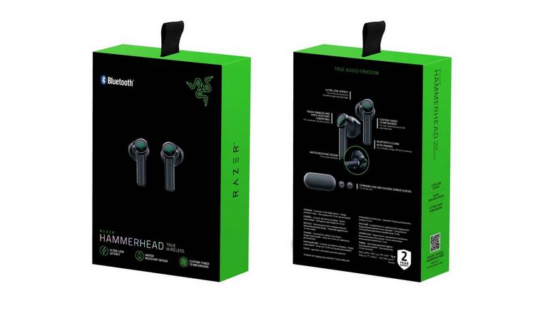 Buy Razer Hammerhead In Ear True Wireless Earbuds Black Gaming Headsets Argos