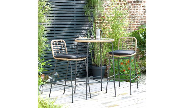 Bar bistro set outdoor hot sale