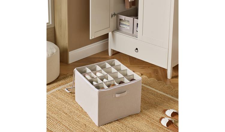 Argos Home Shoe Storage Box - Natural
