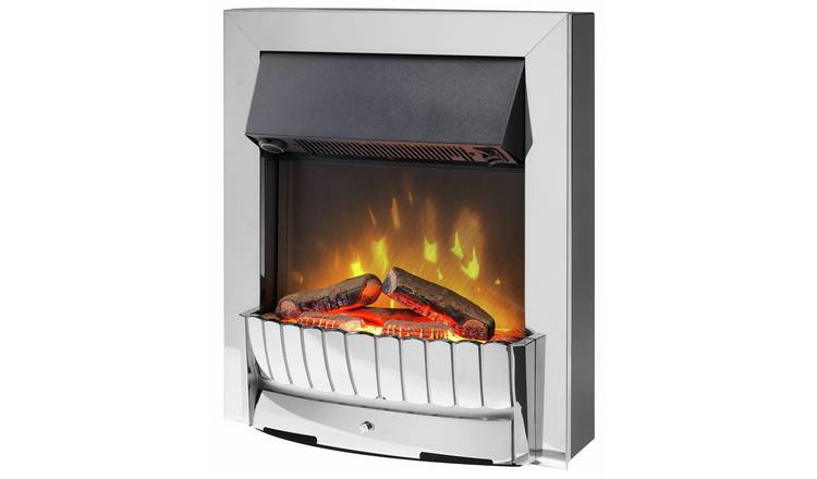 Dimplex Clement Optiflame 2kW Electric Inset Fire - Chrome