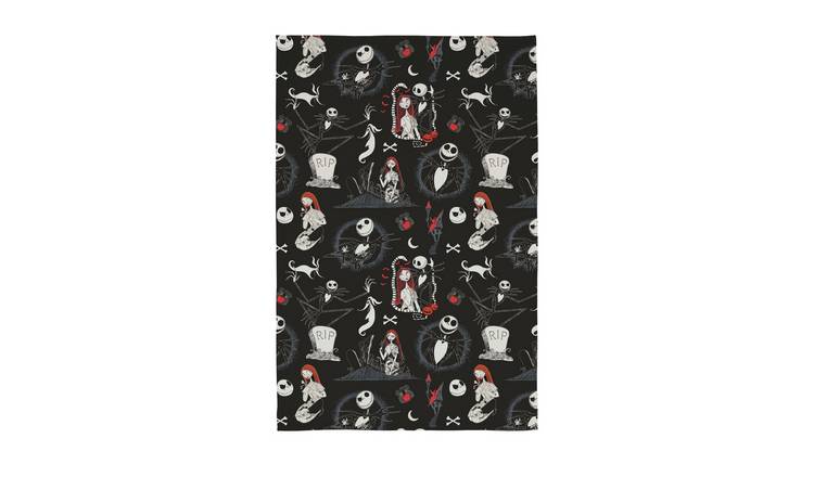 Disney Nightmare Before Christmas Throw - Black - 150x100cm