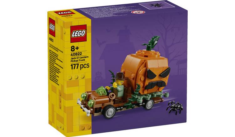 LEGO Jack-O'-Lantern Pickup Truck Halloween Toy 40822